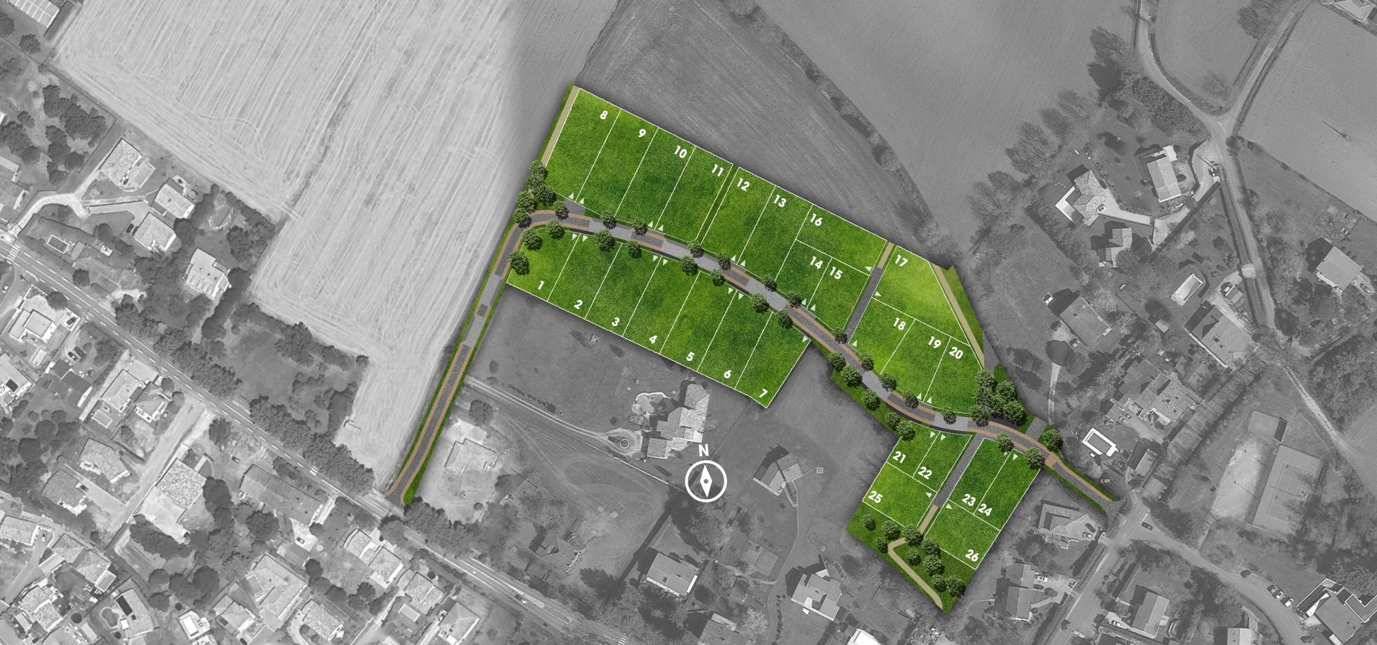 Les Vignes - Terrains à vendre à Saint-Pierre-de-Lages près de Toulouse