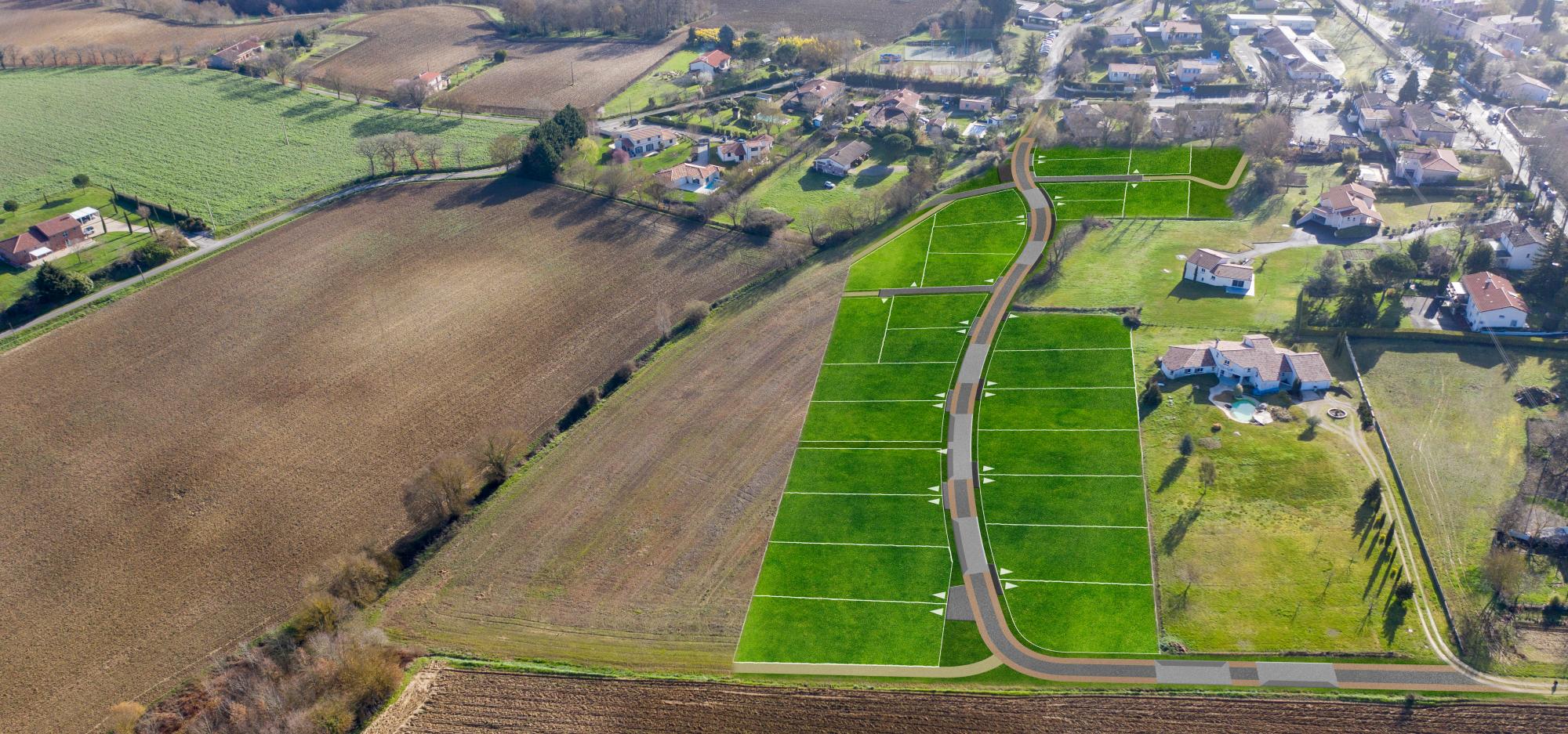 Les Vignes - Terrains à vendre à Saint-Pierre-de-Lages près de Toulouse